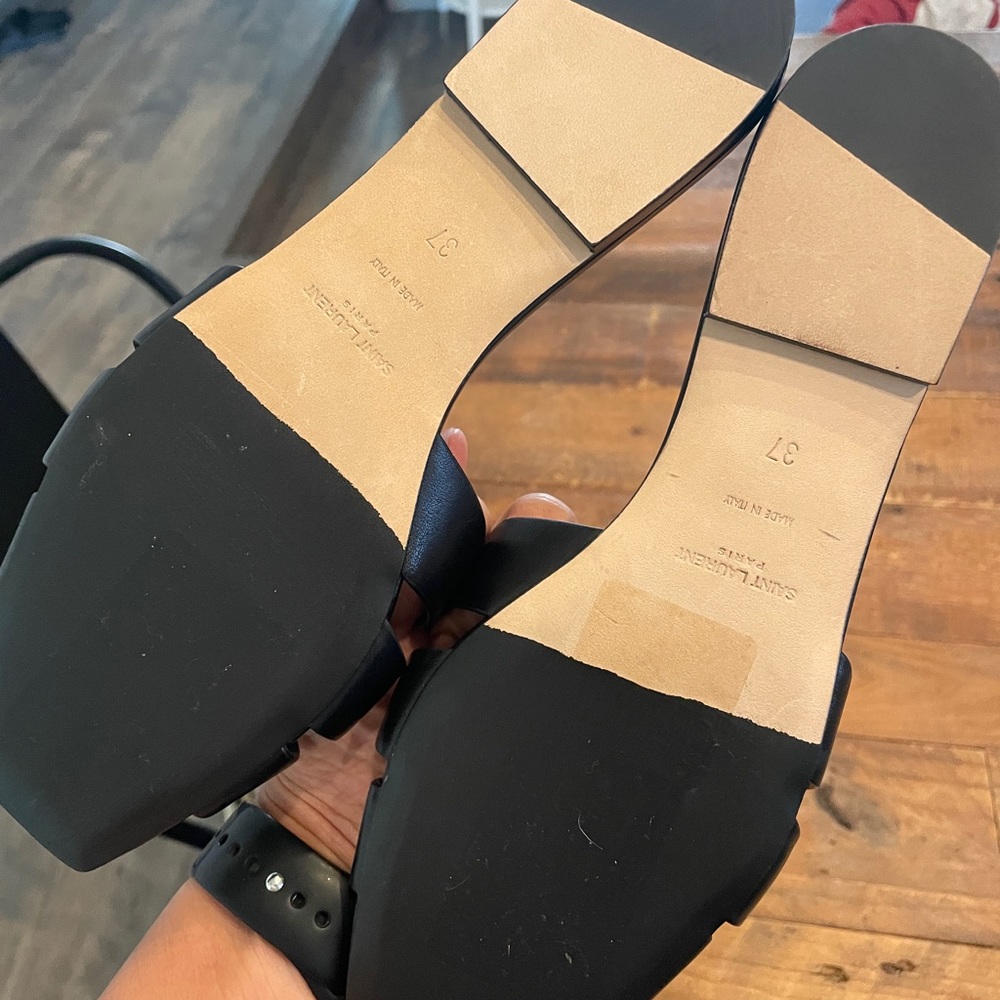 Brand new tribute sandals, never worn.